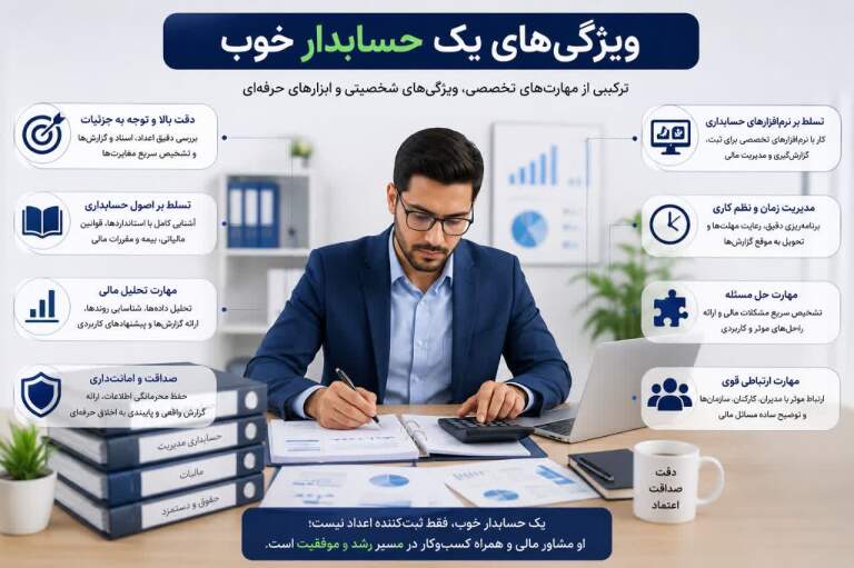 حسابدار خوب چه ویژگی هایی دارد؟